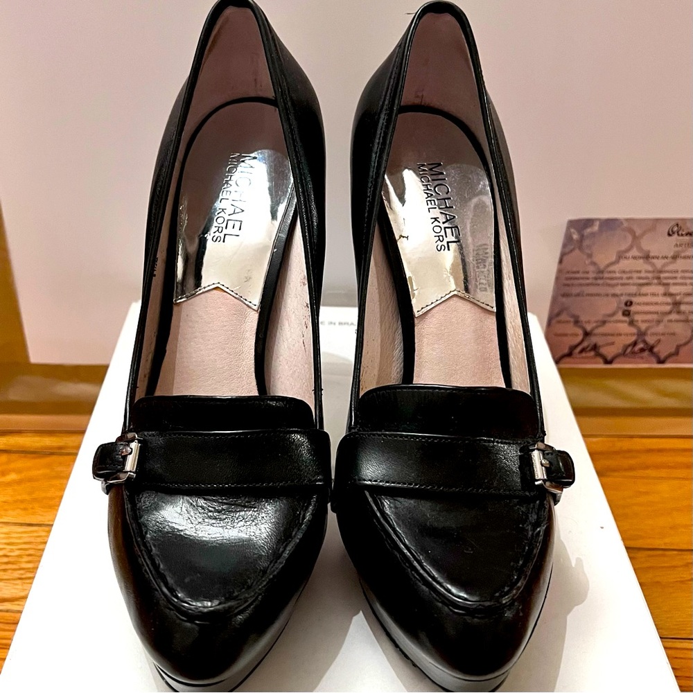 Michael Kors Black Platform Pumps